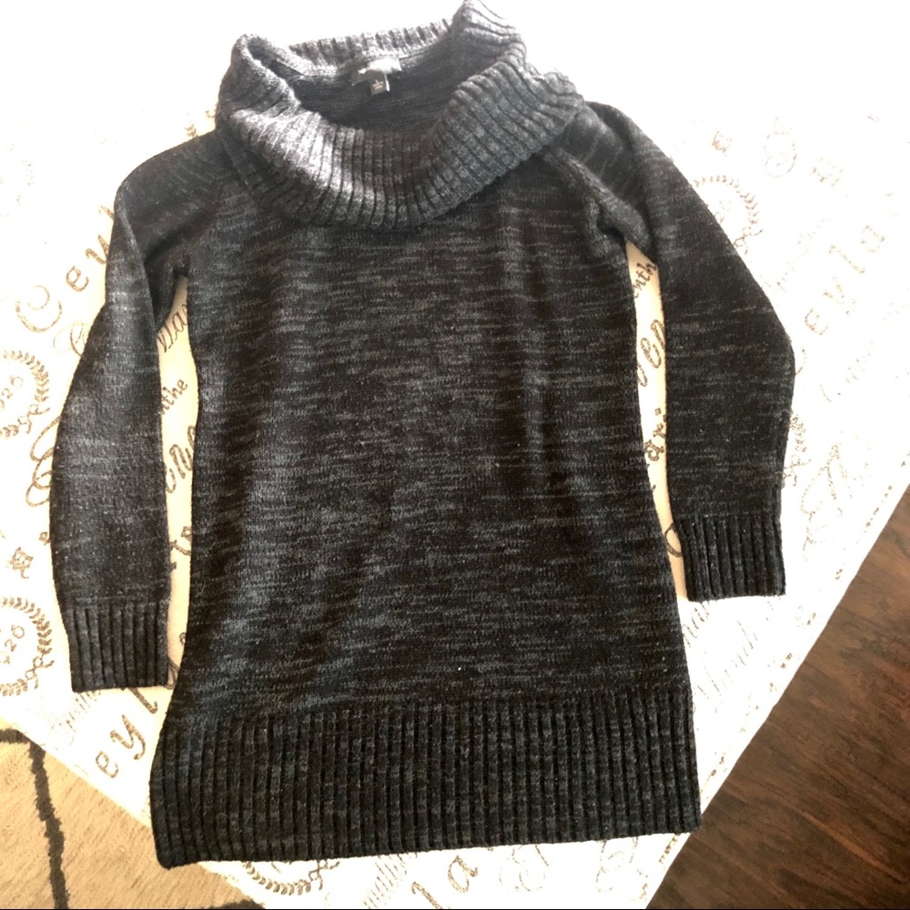 AB Studio Cowl Neck Sweater Dress